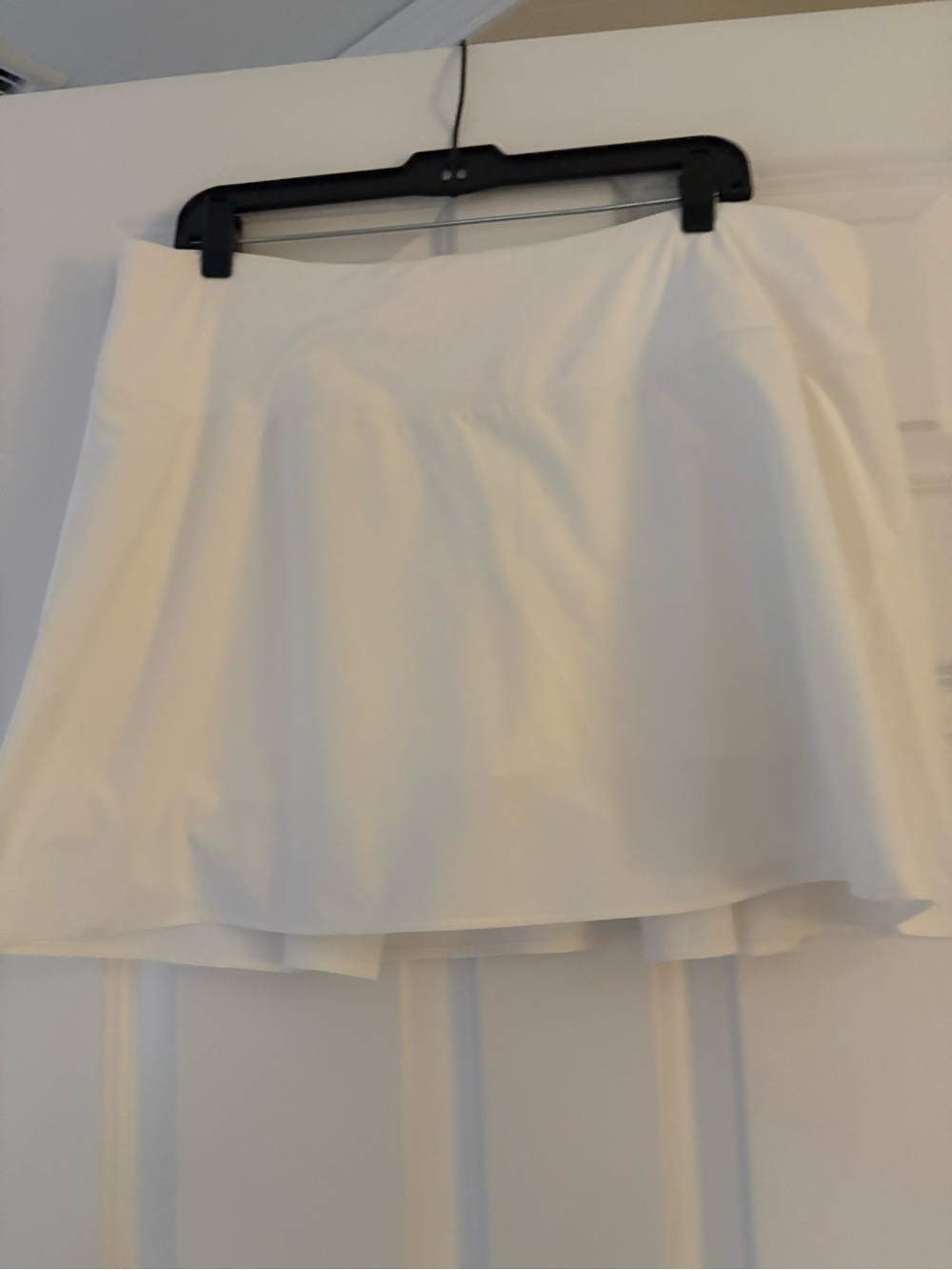 White tennis skort, size XL, NWOT